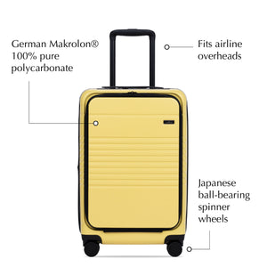 Arlo Skye X Dusen Dusen: Expandable Carry-On Max - Front Pocket