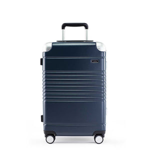 Front view of the frame carry-on max in navy blue