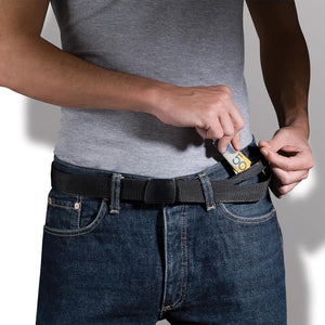 Pacsafe® Cashsafe anti-theft travel wallet belt, Black