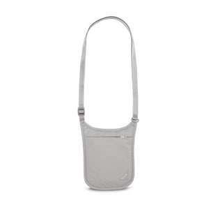 Pacsafe® Coversafe® V75 RFID blocking neck pouch, Gray
