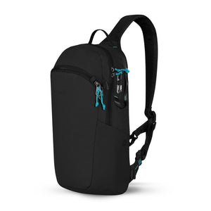 Pacsafe® ECO 12L anti-theft sling backpack, Black