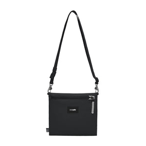 Pacsafe® GO anti-theft crossbody pouch, Jet Black