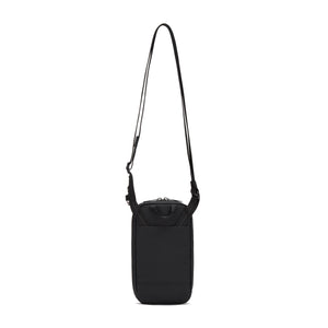 Pacsafe® RFIDsafe™ RFID blocking tech crossbody, Jet Black