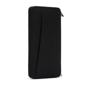 Pacsafe® RFIDsafe™ RFID blocking travel wallet, Jet Black