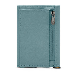 Pacsafe® RFIDsafe™ RFID blocking trifold wallet, Fresh Mint