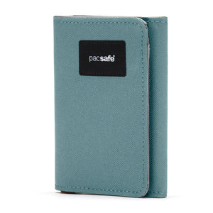 Pacsafe® RFIDsafe™ RFID blocking trifold wallet, Fresh Mint
