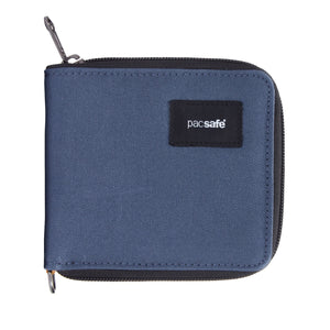 Pacsafe® RFIDsafe™ RFID blocking zip around wallet, Coastal Blue