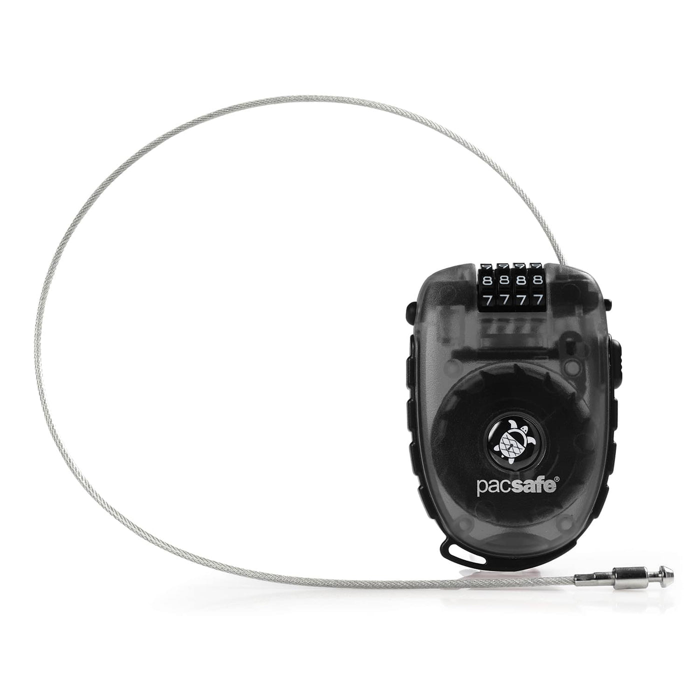 Pacsafe® Retractasafe 250 4-dial retractable cable lock