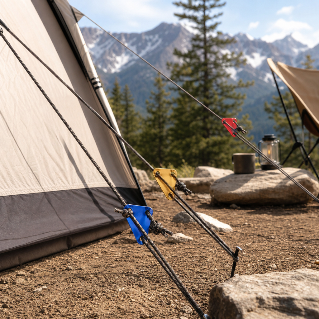 Aluminum Tent Guyline Tensioners 02 lifestyle