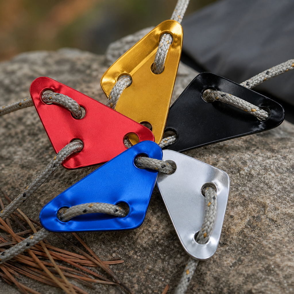Aluminum Tent Guyline Tensioners 04 detail