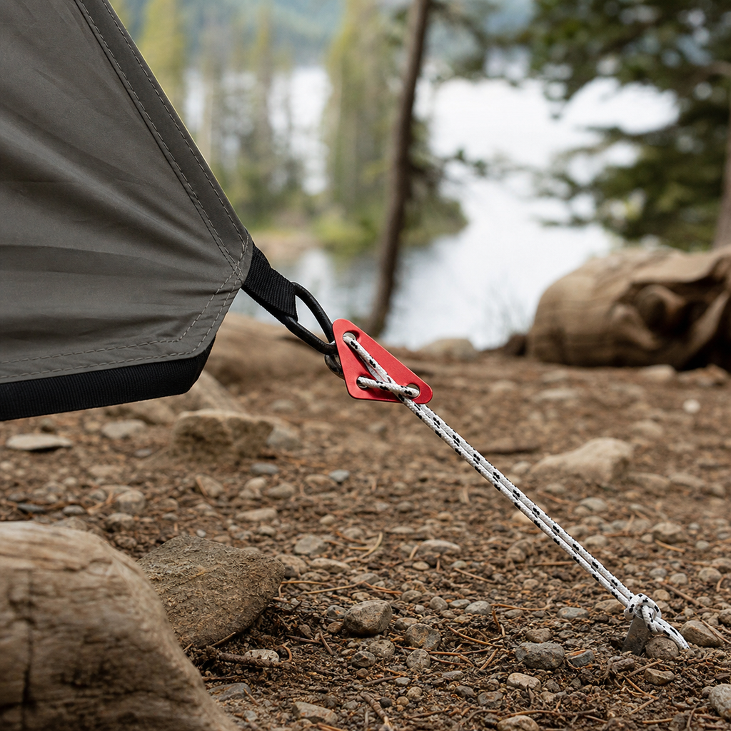 Aluminum Tent Line Tensioners 02 lifestyle