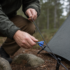 Aluminum Tent Line Tensioners 03 human use