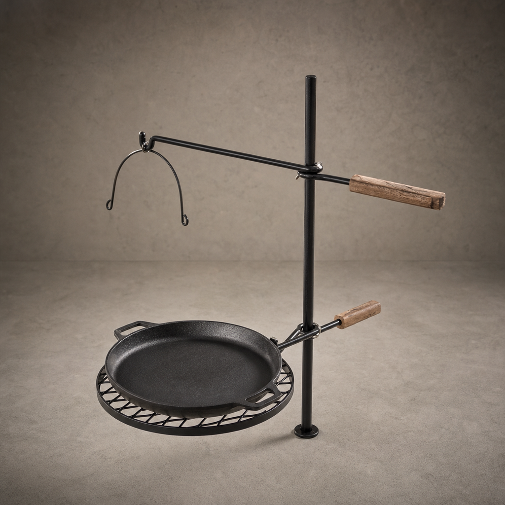 Cast Iron Camp Grill Stand 01 cover