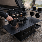 Coffee Camp Storage Box System 03 human use