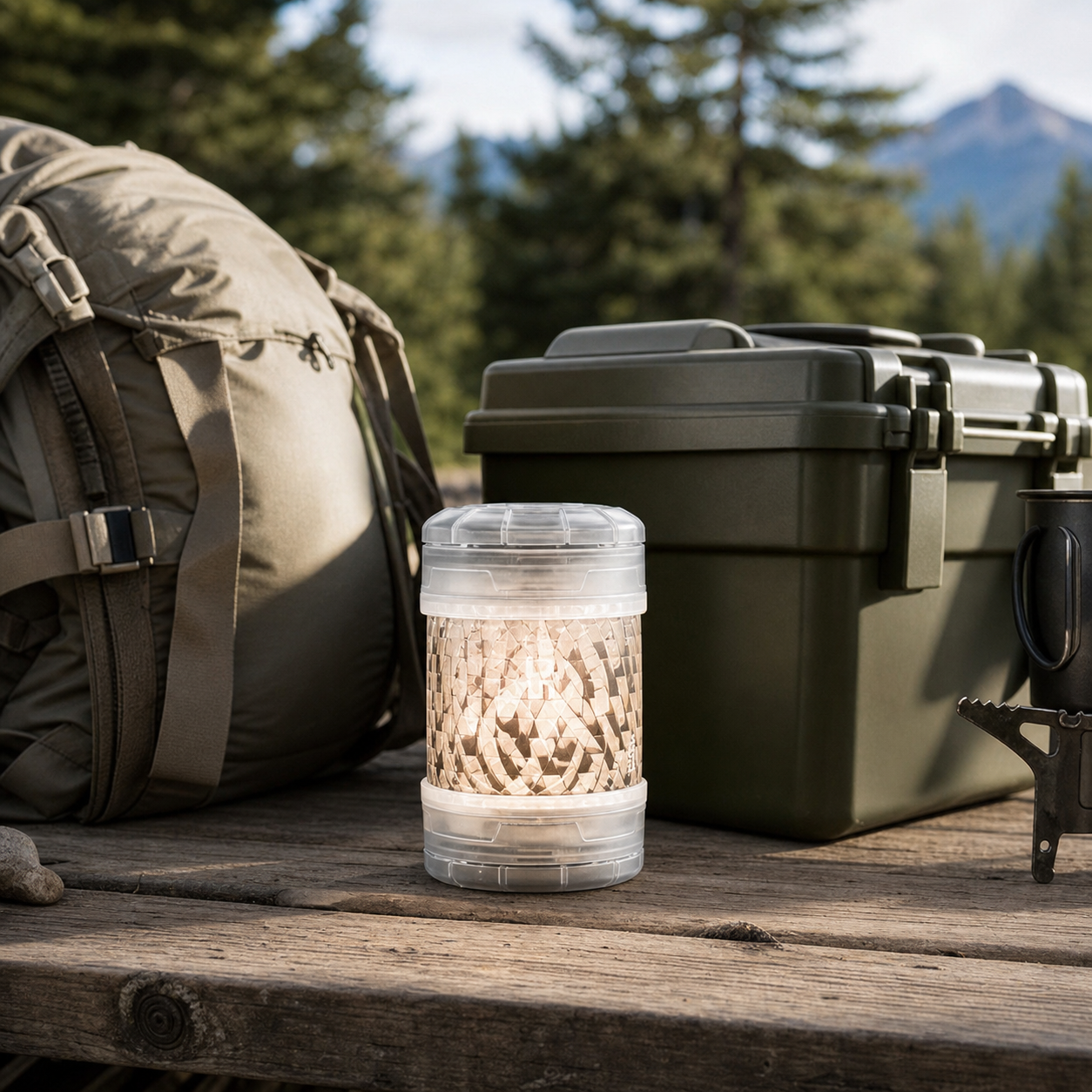 DIY Rotating Camp Atmosphere Light 05 scale pack
