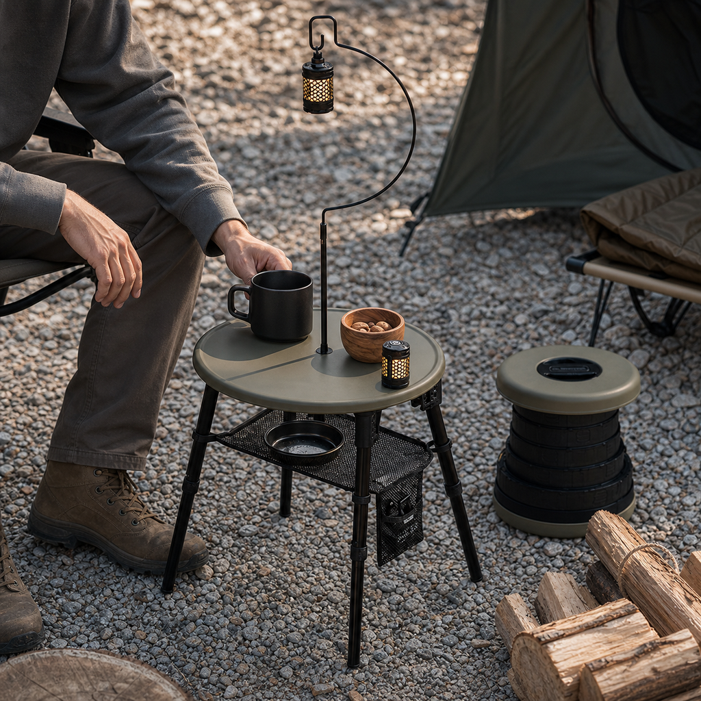 Dual-Height Tactical Round Table 03 human use