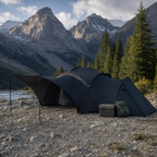Expandable Dome Camp Shelter 05 scale pack