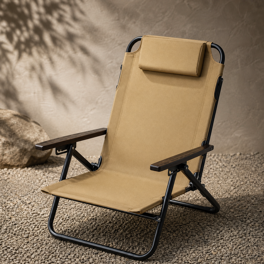 Six-Position Folding Recliner Chair 01 cover