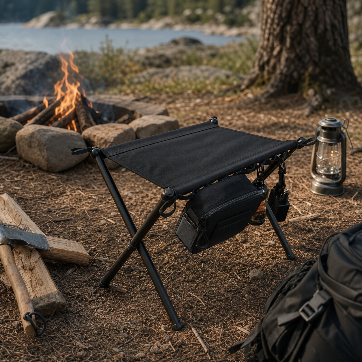 Tactical Folding Camp Stool 02 lifestyle