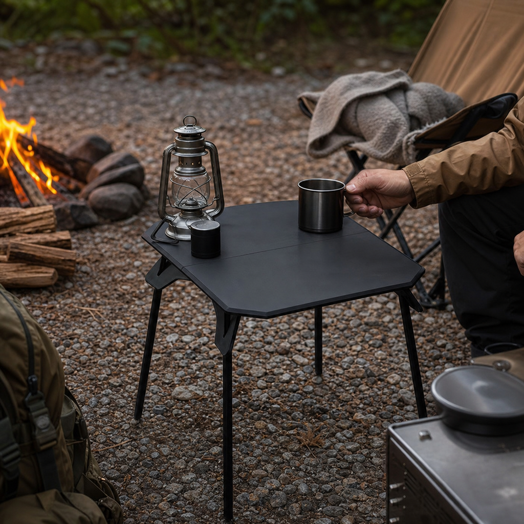 Tactical Folding Field Table 03 human use