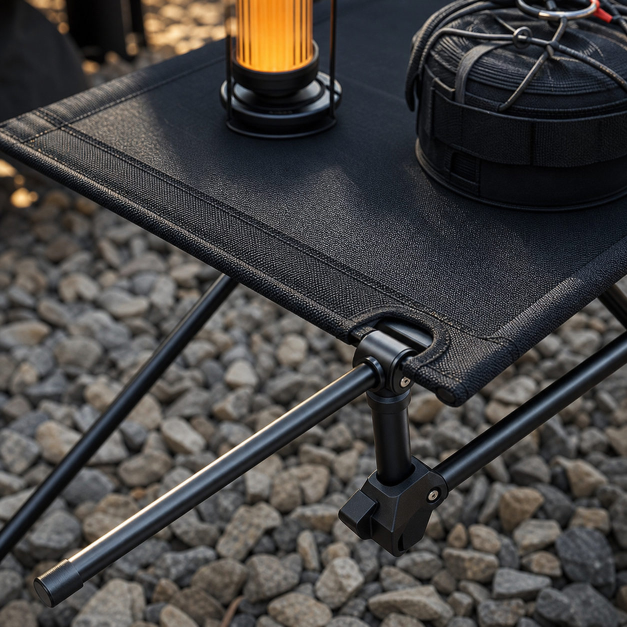 Ultralight 7075 Fabric Camp Table 04 detail
