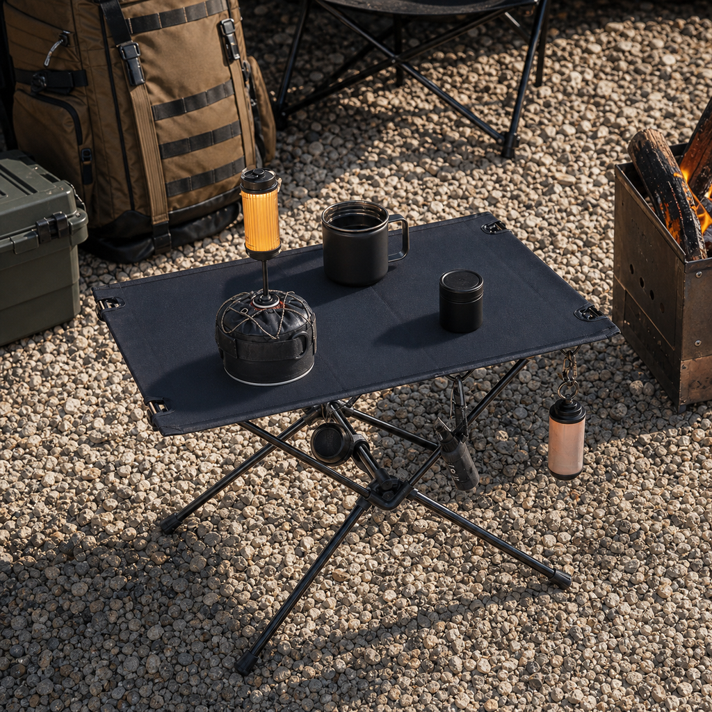 Ultralight 7075 Fabric Camp Table 05 scale pack